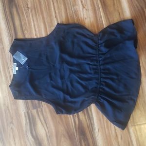 Pleione NWOT black top, size small